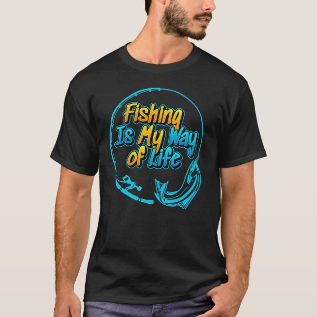 Camiseta Pesca é o meu modo de vida (Frente)
