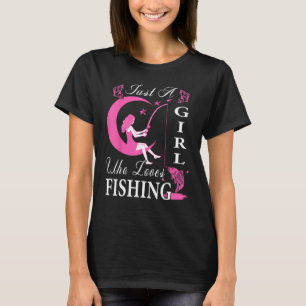 Camiseta Pesca Em Cubo Para Mulheres Raparigas Crianças Pes