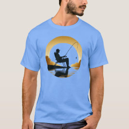 Camiseta Pesca em ouro - Cena do Lago Serene