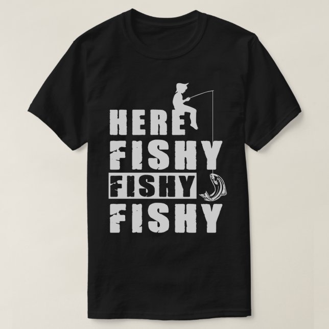 Camiseta Pesca Engraçada 1 (Frente do Design)
