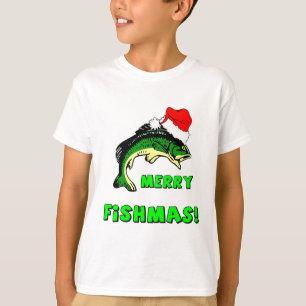 Camiseta Pesca engraçada do Natal