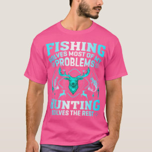 Camiseta Pesca Engraçada E Caça Ao Humor Legal