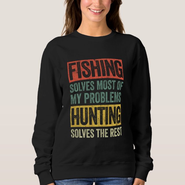 Camiseta Pesca Engraçada E Caça-Caçadores (Frente)