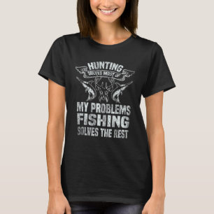 Camiseta Pesca Engraçada E Caça Legal De Humor Engraçado