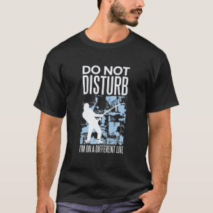 Camiseta Pesca Engraçada Para Homens - Não Incomodem Eu Sou