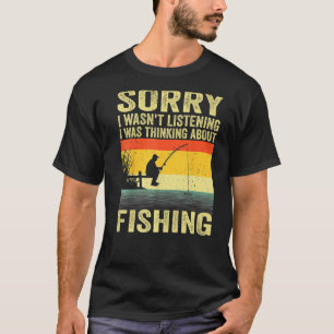 Camiseta Pesca Engraçada Para Homens, Trout Bass Pescador V