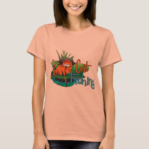 Camiseta Pesca Engraçada - Pesca De Gato
