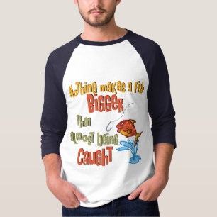 Camiseta Pesca Engraçada - Quase Capturada