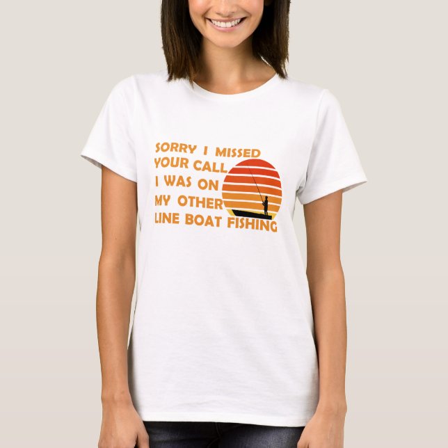 Camiseta Pesca engraçado (Frente)
