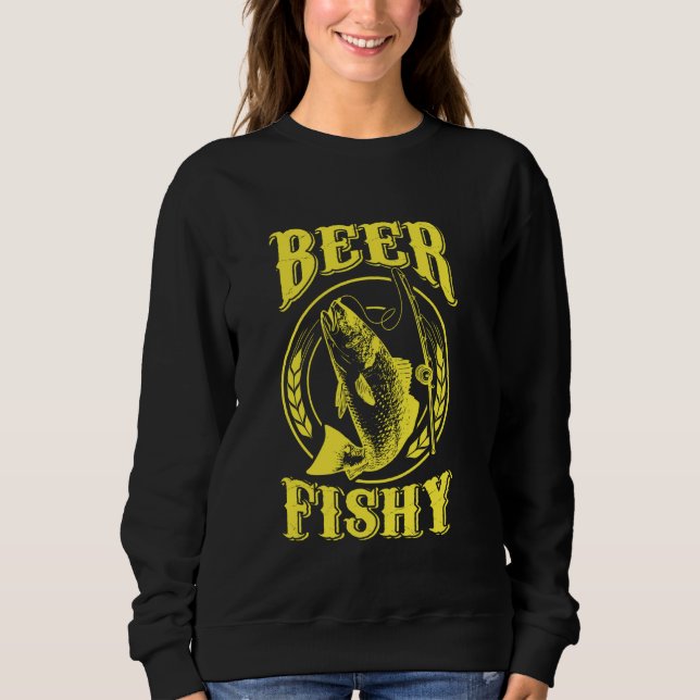 Camiseta Pesca Engraçado Com Cerveja (Frente)