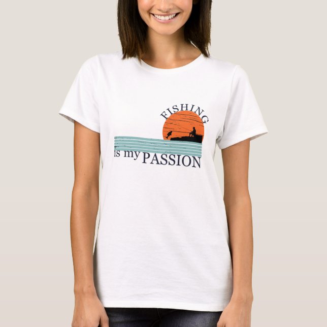 Camiseta Pesca engraçado dizendo (Frente)