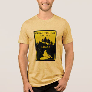 Camiseta Pesca Favorita Do Lago Kayak E Do Rio