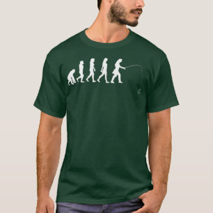 Camiseta Pesca Fêmea Angler Girls Evolução Dos Pescadores