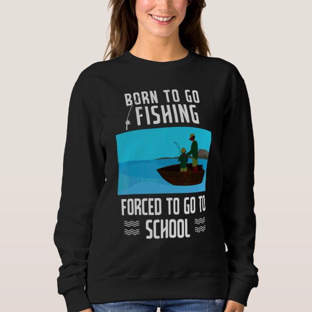Camiseta Pesca: Jovens Pescadores Nasceres Para Ir Pescar (Frente)