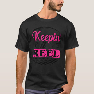 Camiseta Pesca Mantendo Isso Carrete Bass Peixe Criança Gar