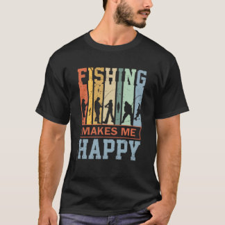 Camiseta Pesca me deixa feliz
