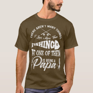 Camiseta Pesca Men Papa Dia de os pais Pescador