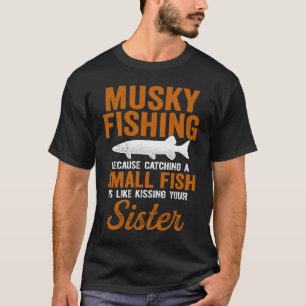 Camiseta Pesca Musculosa Capturando Peixes Pequenos Como Be