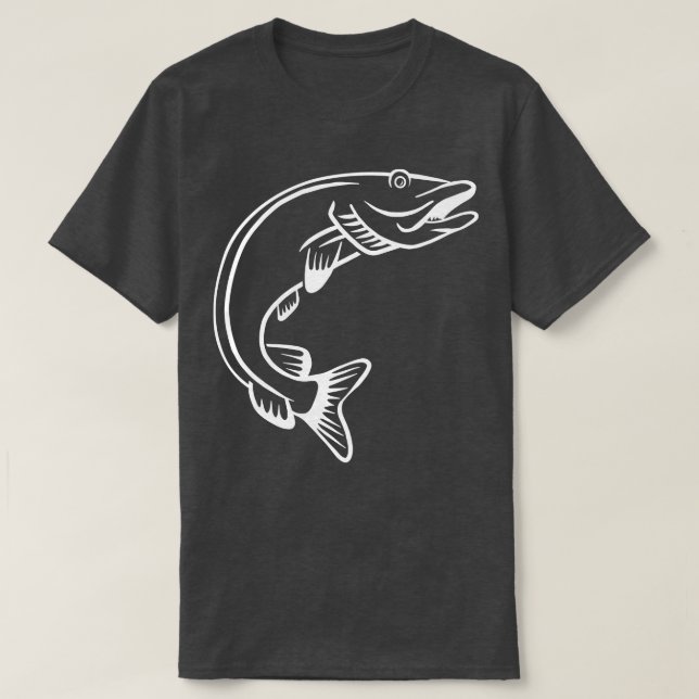 Camiseta Pesca Muskie 2 (Frente do Design)
