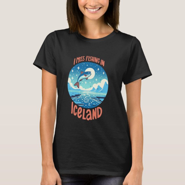 Camiseta Pesca na Islândia (Frente)