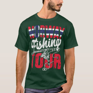 Camiseta Pesca Na Noruega Férias De Volta À Pesca Na Norueg