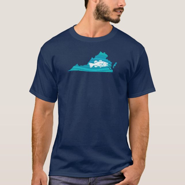 Camiseta Pesca na Virgínia (Frente)