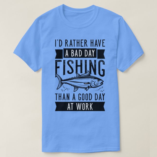 Camiseta Pesca no dia ruim 2 (Frente do Design)
