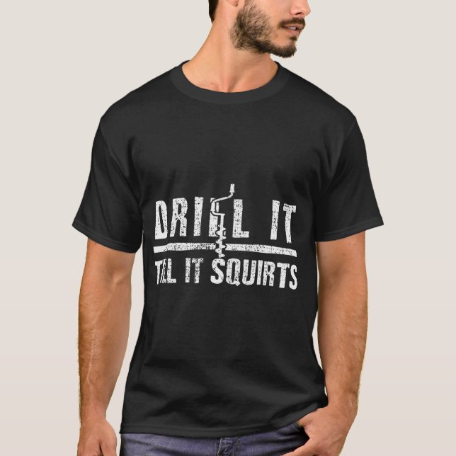 Camiseta Pesca no gelo pesca (Frente)