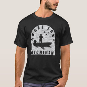Camiseta Pesca no Lago Angel Michigan
