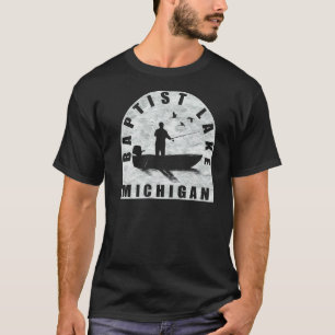 Camiseta Pesca no Lago Batista Michigan