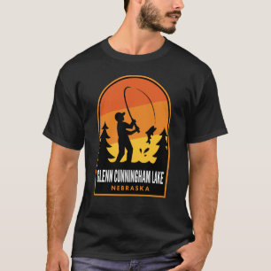 Camiseta Pesca no Lago Glenn Cunningham Nebraska