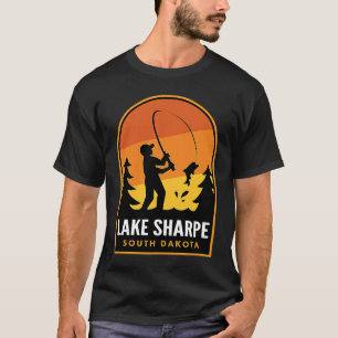 Camiseta Pesca no Lago Sharpe Dakota do Sul