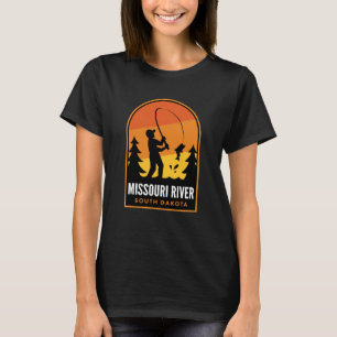 Camiseta Pesca no Rio Missouri Dakota do Sul