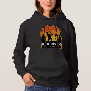 Camiseta Pesca no Rio Vermelho Dakota do Norte