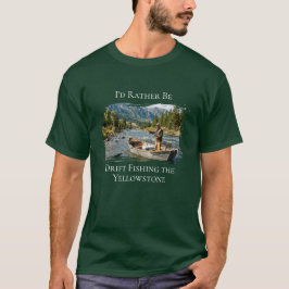 Camiseta Pesca no Rio Yellowstone