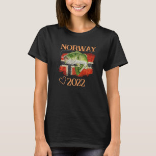 Camiseta Pesca Noruega 2022 Escandinávia Noruega Norge Norw