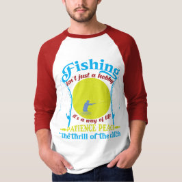 Camiseta Pesca, Paciência, Paz e a emoção da captura