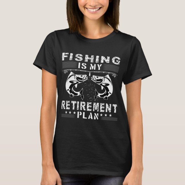 Camiseta Pesca pacífica na sujeira, procurando peixe de moe (Frente)