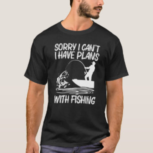 Camiseta Pesca Para Mulheres Pescador De Barcos De Pesca