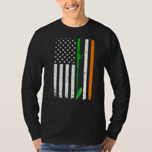 Camiseta Pesca Patriótica Irlandesa Americana