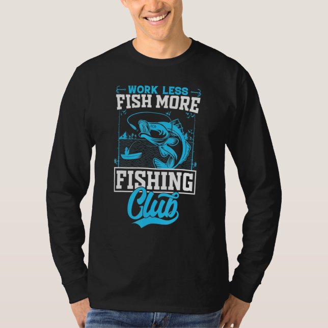 Camiseta Pesca Peixe Mais Trabalho Menos Pesca (Frente)