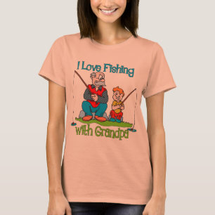 Camiseta Pesca - pesca do amor de I com vovô