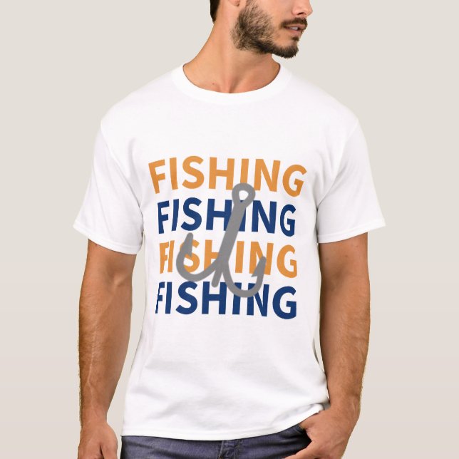 Camiseta Pesca, Pesca, Pesca, Pesca - Presente De Pesca (Frente)