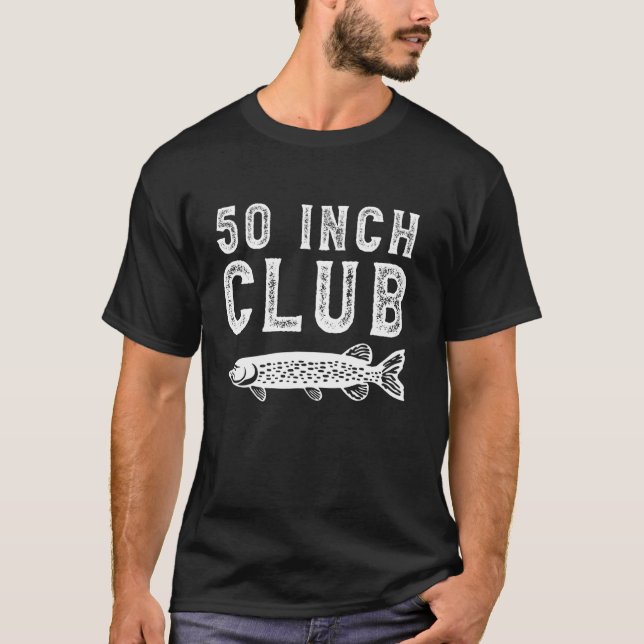 Camiseta Pesca Pike Do Clube 50 Polegadas (Frente)