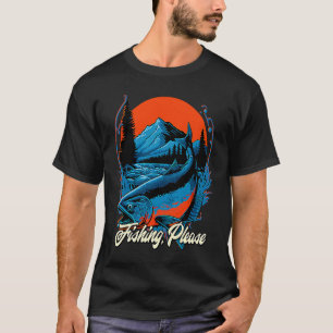 Camiseta Pesca Por Favor Lagos Barco Lagoa Caça F