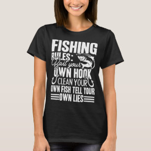 Camiseta Pesca - Regras de Pesca