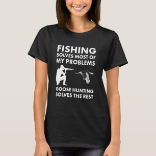 Camiseta Pesca Resolve Maioria Dos Problemas Da Caça De Gan
