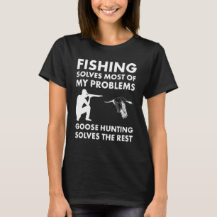 Camiseta Pesca Resolve Maioria Dos Problemas Da Caça De Gan