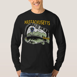 Camiseta Pesca Retro Carabiner Massachusetts
