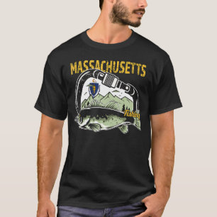 Camiseta Pesca Retro Carabiner Massachusetts